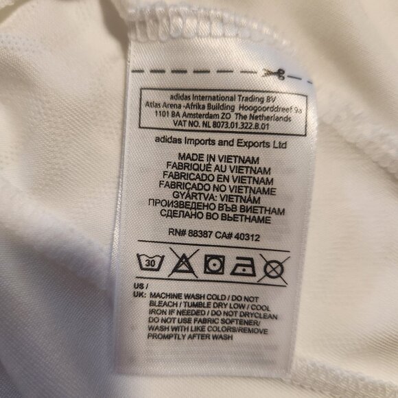 Orlando Magic Polo Shirt Adidas ClimaCool Golf White Short Sleeve Mens Large - Picture 7 of 12